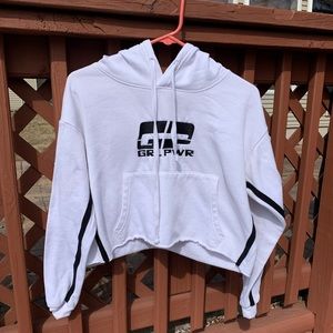 Grl Pwr Long Sleeve Cropped Hoodie